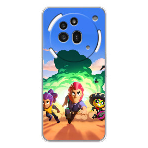 Силіконовый Чохол на Nothing Phone (3a) Pro з картинкою Brawl Stars (Бравел Старс)