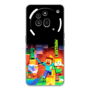 Чехлы для Nothing Phone (3a) Pro (Персонажи Майн Крафт) – Герой Майнкрафт
