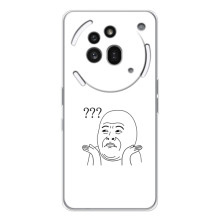 Прикольні Чохли з принтом "інтернет меми" для Nothing Phone (3a) Pro – Стикер здивування