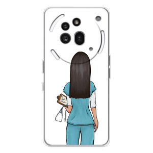 Силиконовый бампер (Работники) на Nothing Phone (3a) Pro – Доктор