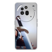 Силиконовый Чехол (атрибутика Клеш Роял) для Nothing Phone (3a) Pro (Меч варвара)