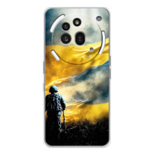 Силиконовый Чехол (атрибутика Клеш Роял) для Nothing Phone (3a) Pro (Война)