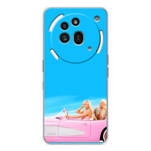 Силиконовый Чехол Барби Фильм на Nothing Phone (3a) Pro (Барби и Кен)