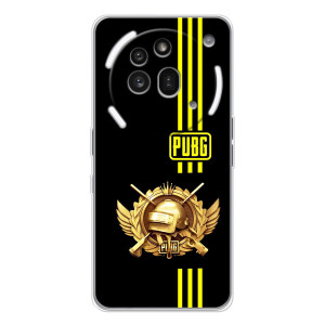 Чехол (TPU) с картинкой "Лого Пабг" на Нотинг Фон (3а) Про – Лого PUPG
