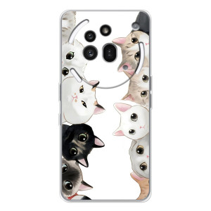 Силиконовый чехол с котиком для Nothing Phone (3a) Pro – Коты