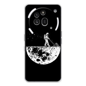 Силиконовый Чехол с принтом "Космонавты" на Nothing Phone (3a) Pro – Космонавт