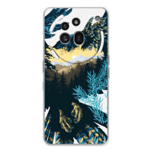 Силіконовий бампер з птичкою на Nothing Phone (3a) Pro – Яскравий Орел