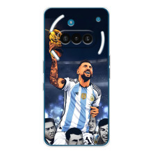 Чохли для Nothing Phone (3a) (Leo чемпіон) (AlphaPrint) (Мессі з кубком)