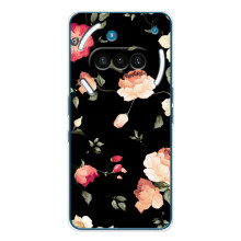 Чехлы с Цветами для Nothing Phone (3a) (VPrint) (Розочки)