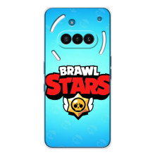 Чехлы Brawl Stars для Nothing Phone (3a) (AlphaPrint) (Лого Бравл Старс)