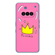 Чехол с картинкой (Стильные) для Натинг Фон (3а) - (AlphaPrint) (Princess)