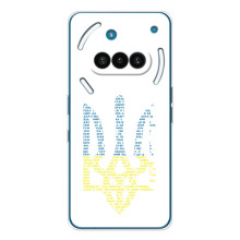 Чохли для Nothing Phone (3a) Укр. Символіка (AlphaPrint) (Герб з букв)