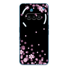 Чохол для Нотінг Фон (3а) - з принтом (Дизайнерські) (AlphaPrint) (Квіти маленькі)