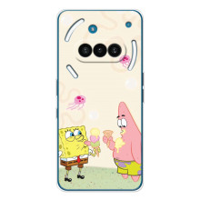 Чехол Губка Боб для Натинг Фон (3а) (Патрик и Боб)