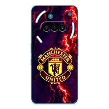 Чехол Манчестер Юнайтед для Натинг Фон (3а) (AlphaPrint) (огненный Манчестер)