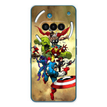 Чехол МАРВЕЛ для Натинг Фон (3а) (AlphaPrint) (Герои Марвел)
