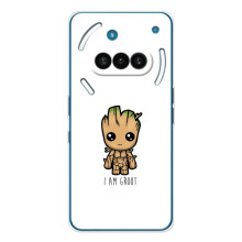 Чехол МАРВЕЛ для Натинг Фон (3а) (AlphaPrint) (Я есть Грут)