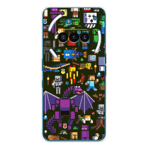 Чехол Майнкрафт на Nothing Phone (3a) (AlphaPrint) Minecraft