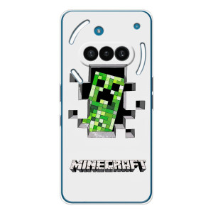 Чехол Майнкрафт на Nothing Phone (3a) (AlphaPrint) Minecraft