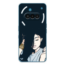 Чохол з друком для Nothing Phone (3a) - (Мода) (AlphaPrint) (Гарна дівчина)