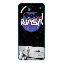 Силіконовый бампер з принтом "Наса" на Nothing Phone (3a) – Nasa на місяці