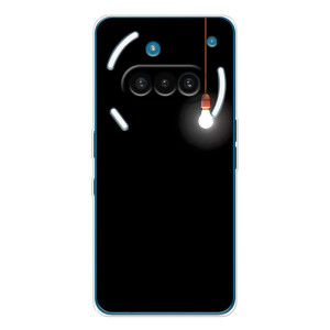 Чохол з картинками на чорному фоні для Nothing Phone (3a) – Лампочка
