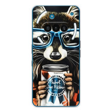 Чехол с принтом для Натинг Фон (3а) - (Прикольные) (AlphaPrint) (Енот с банкой)