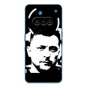 Чехол для Nothing Phone (3a) (AlphaPrint - с принтом Зеленского)