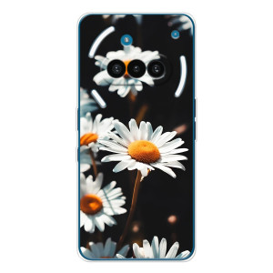 Чехол с ромашками на Nothing Phone (3a) – Белые ромашки
