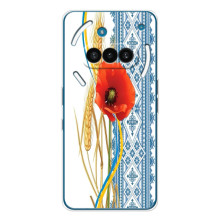 Силіконовый Чохол на Nothing Phone (3a) з картинкой Вишиванки – Вишиванка з квіткою