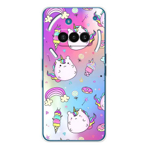 Чехол Unicorn на Nothing Phone (3a) – Радуга и Единорог