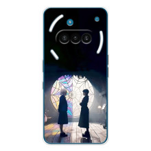 Чехлы Венсдей на Nothing Phone (3a) Уэнсдей (AlphaPrint) (Уэнздей и Инид)