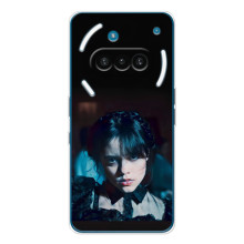 Чехлы Венсдей на Nothing Phone (3a) Уэнсдей (AlphaPrint) (взгляд Уэнздей)