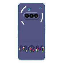 Чехлы для мамы на Nothing Phone (3a) (Мама в цветах)