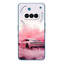 Чохол з авто Порше для Nothing Phone (3a) – Рожевий Порше