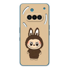 Чехол с Лабубу на Nothing Phone (3a) (Коричневый Лабубу)