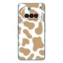 Чохол з принтом корови на Нотінг Фон (3а) – Бежевий принт