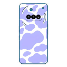 Чохол з принтом корови на Нотінг Фон (3а) – Фіолетовий принт