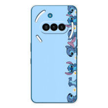 Чехол с принтом Стич на Nothing Phone (3a) (Стич фон)