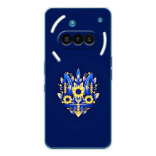 Чохол з українським гербом на Nothing Phone (3a) (Квітчастий гирб)