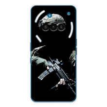 Чохол з українським воїном на Nothing Phone (3a) (Український снайпер)