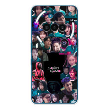 Чехол Гра в кальмара для Nothing Phone (3a) – Коллаж игры кальмара