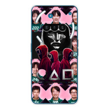 Чехол Гра в кальмара для Nothing Phone (3a) – Персонажи игры кальмара