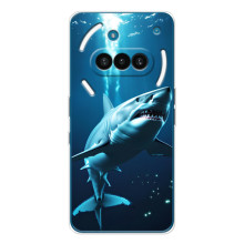 Чехол с картинкой «Хищники» для Nothing Phone (3a) – Акула