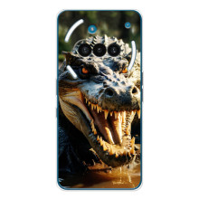Чехол с картинкой «Хищники» для Nothing Phone (3a) – Крокодил