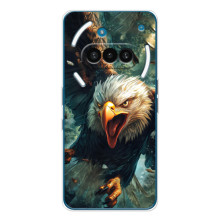 Чехол с картинкой «Хищники» для Nothing Phone (3a) – Орёл