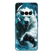 Чехол с картинкой «Хищники» для Nothing Phone (3a) – Медведь
