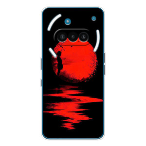 Летний Чехол на Nothing Phone (3a) – Красный Закат