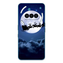 Новогодние Чехлы для Натинг Фон (3а) (VPrint) (Санта - луна)