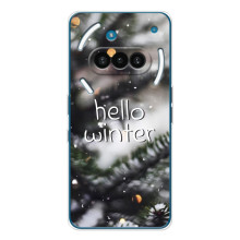Новогодние, Праздничные Чехлы для Nothing Phone (3a) - 2024 год (Hello winter)